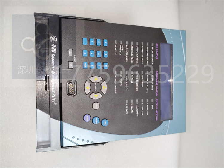GE  SR489-P5-LO-A20-E 發電機管理繼電器